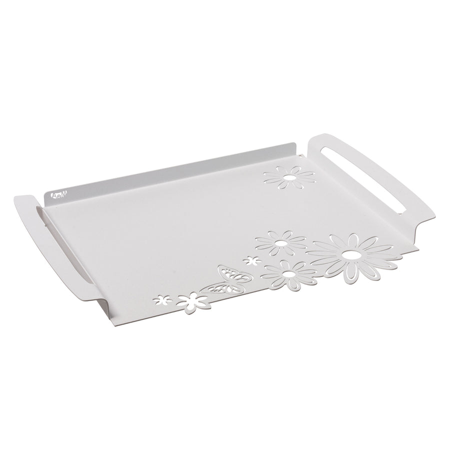 Large daisies tray