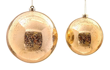 SFERA ORO CHAMPAGNE 15/20CM