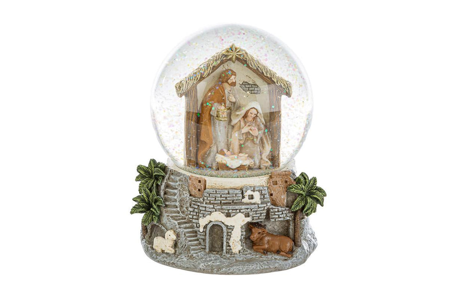 CARILLON PRESEPE RESINA 11x11xh.14,5CM