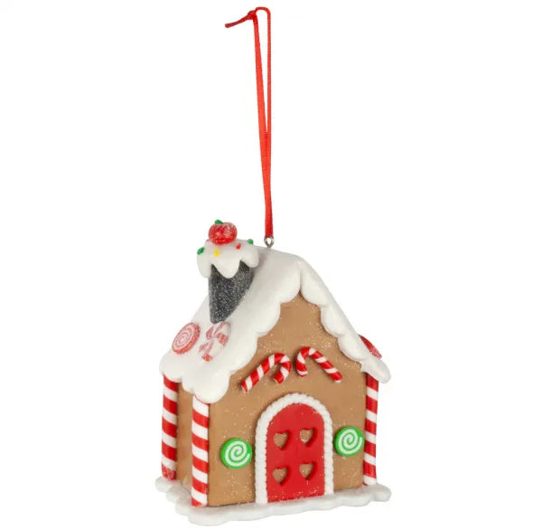 Christmas decoration Gingerbread house 10 cm