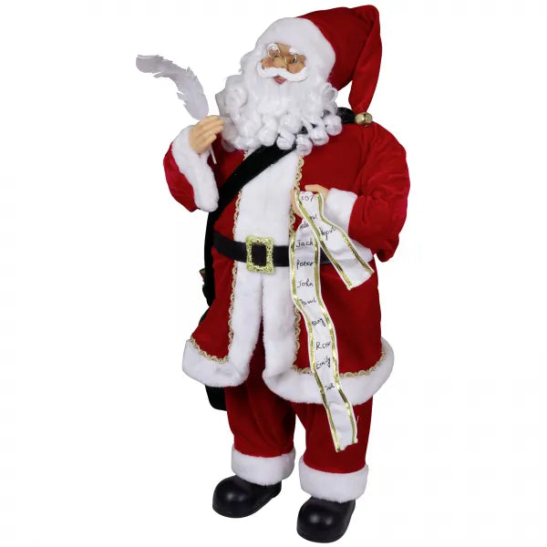 Babbo Natale animato Peter 90 cm