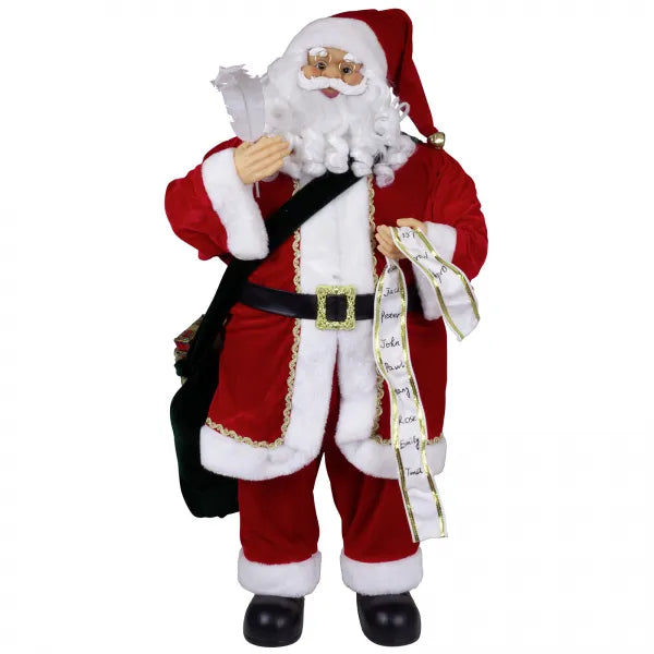 Babbo Natale animato Peter 90 cm