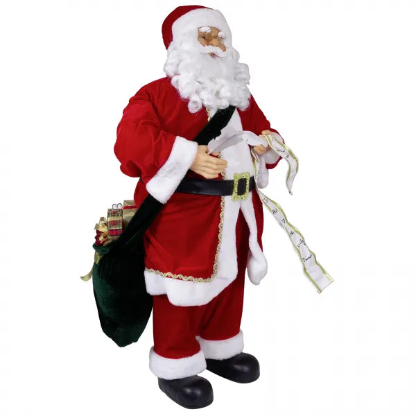 Babbo Natale animato Peter 90 cm