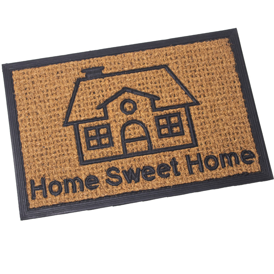 Zerbino In Fibra Di Cocco E Gomma Home Sweet Home - 40x60cm