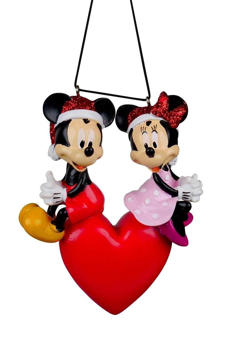 Disney Mickey and Minnie in love in resin