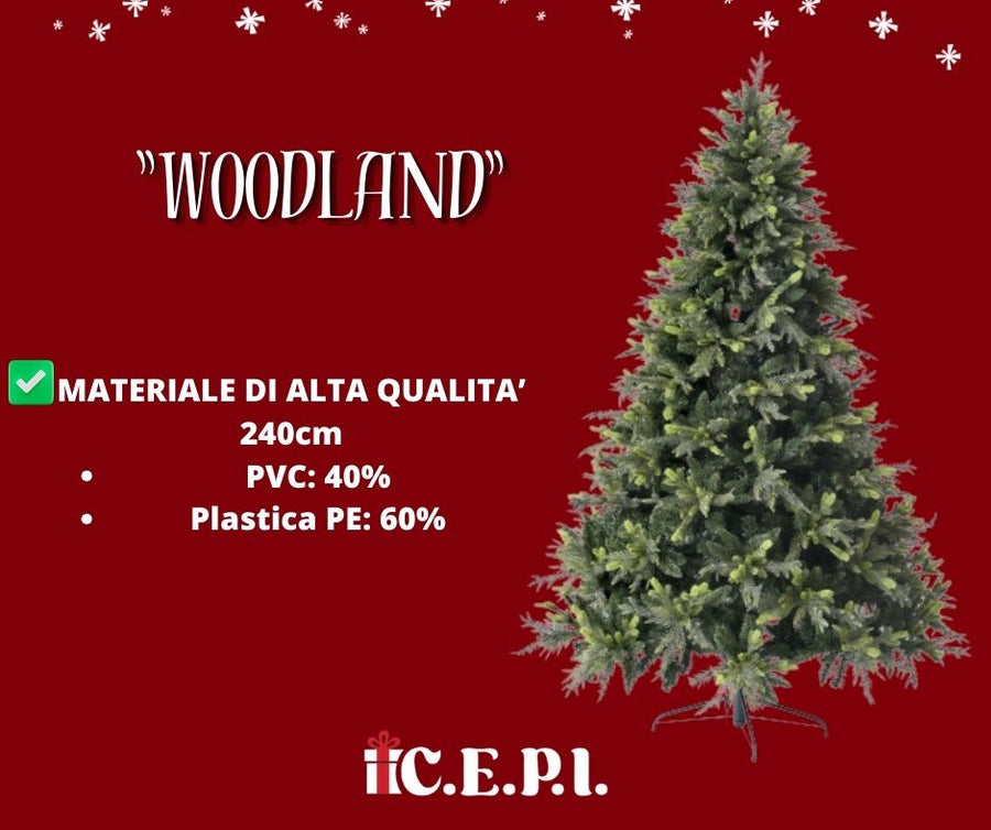 TWO-TONE "WOODLAND" TREE 240CM 