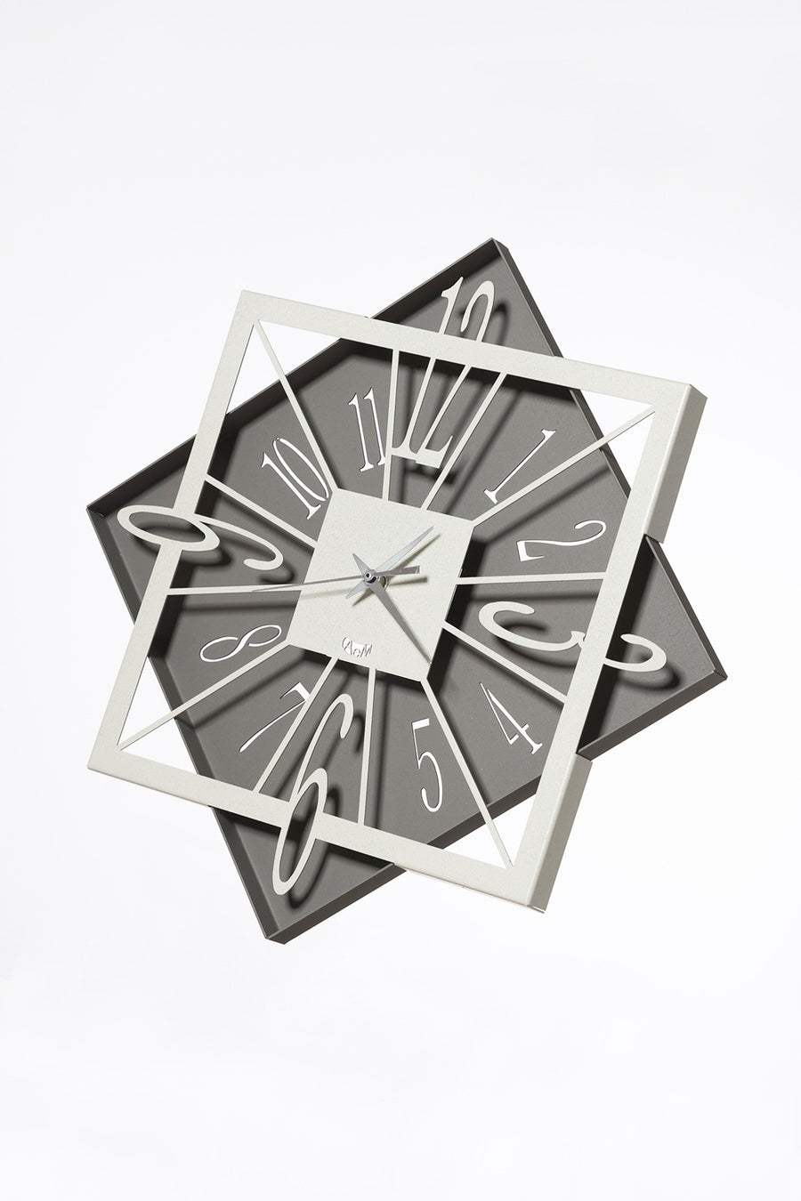 Rumba rhomboidal wall clock