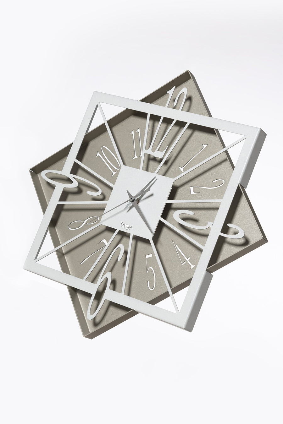 Rumba rhomboidal wall clock