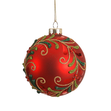 RED CHRISTMAS BALL