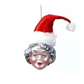 MOTHER CLAUS FACE DECORATION