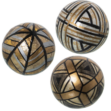 ASSORTED DECORATIVE BALLS