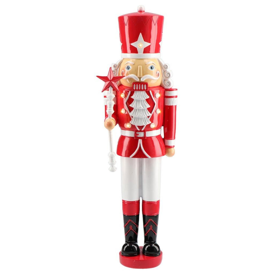 NUTCRACKER SOLDIER WITH LED 46CM