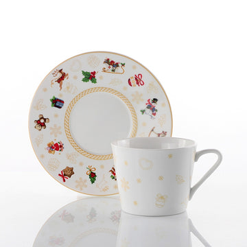 SET OF 2 TEA CUPS