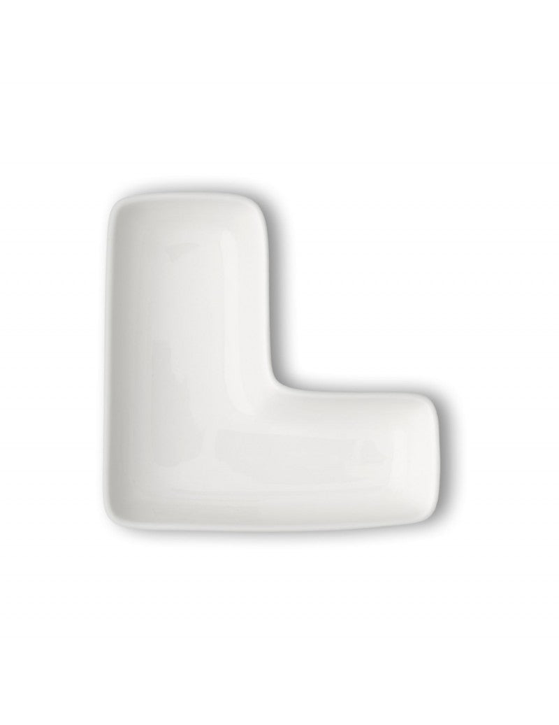 LETTER "L" PORCELAIN MULTIPURPOSE BOWL